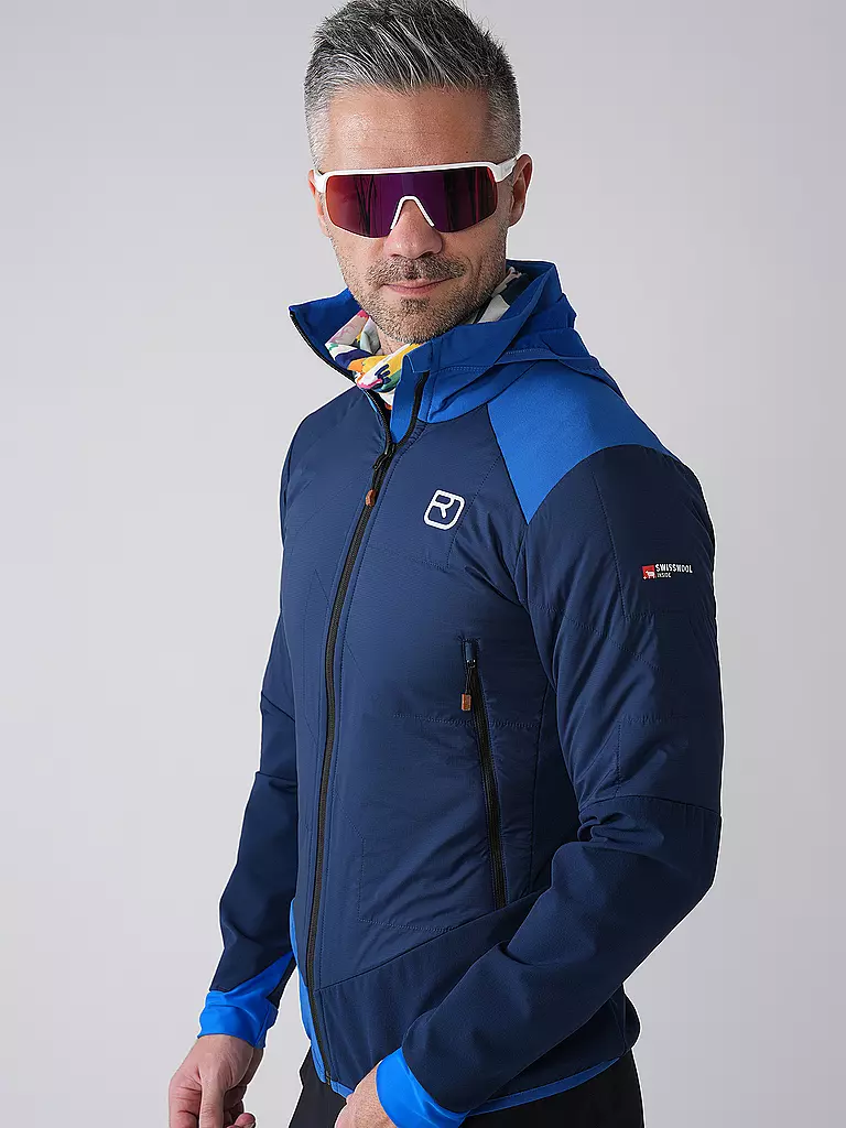 ORTOVOX | Herren Hybridjacke Col Becchei Hoodie | dunkelblau