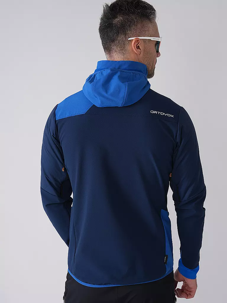 ORTOVOX | Herren Hybridjacke Col Becchei Hoodie | dunkelblau