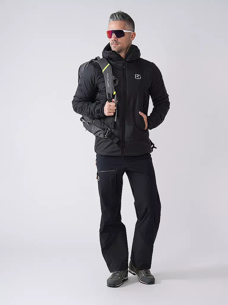 ORTOVOX | Herren Isojacke Zinal Swisswool Hoodie | schwarz
