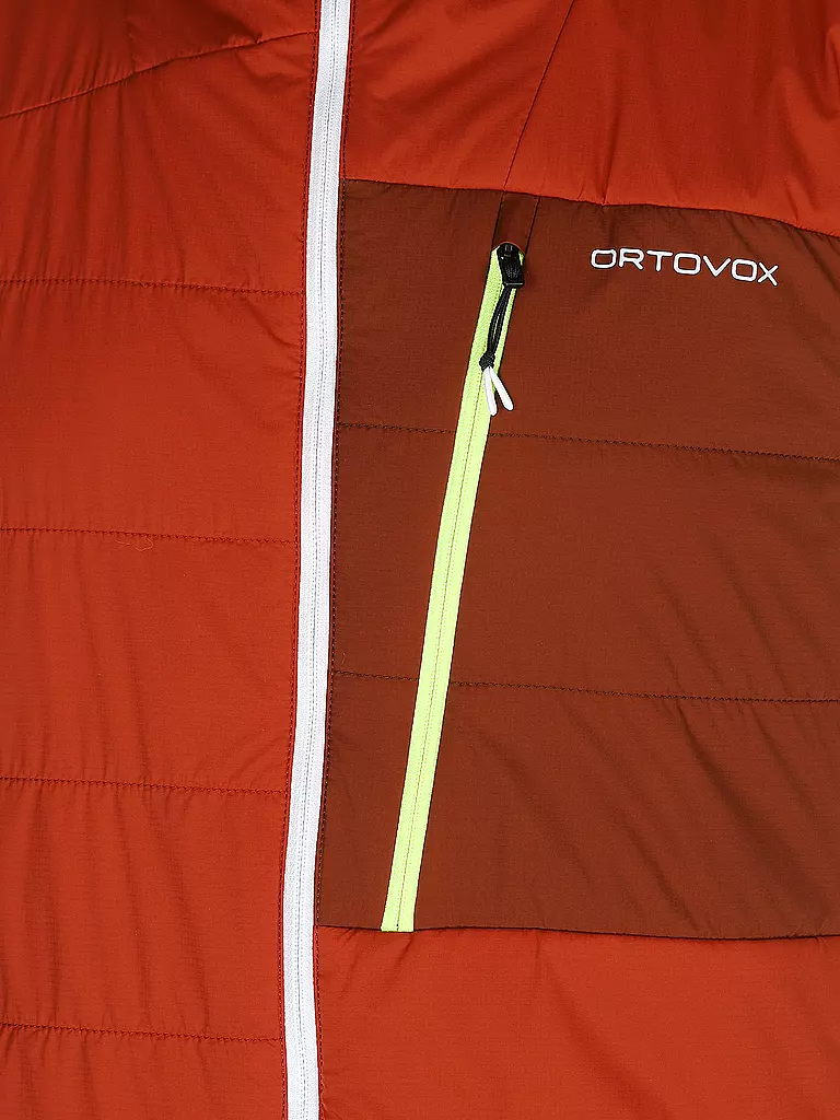 ORTOVOX | Herren Isolationsweste Piz Duan Swisswool | rot