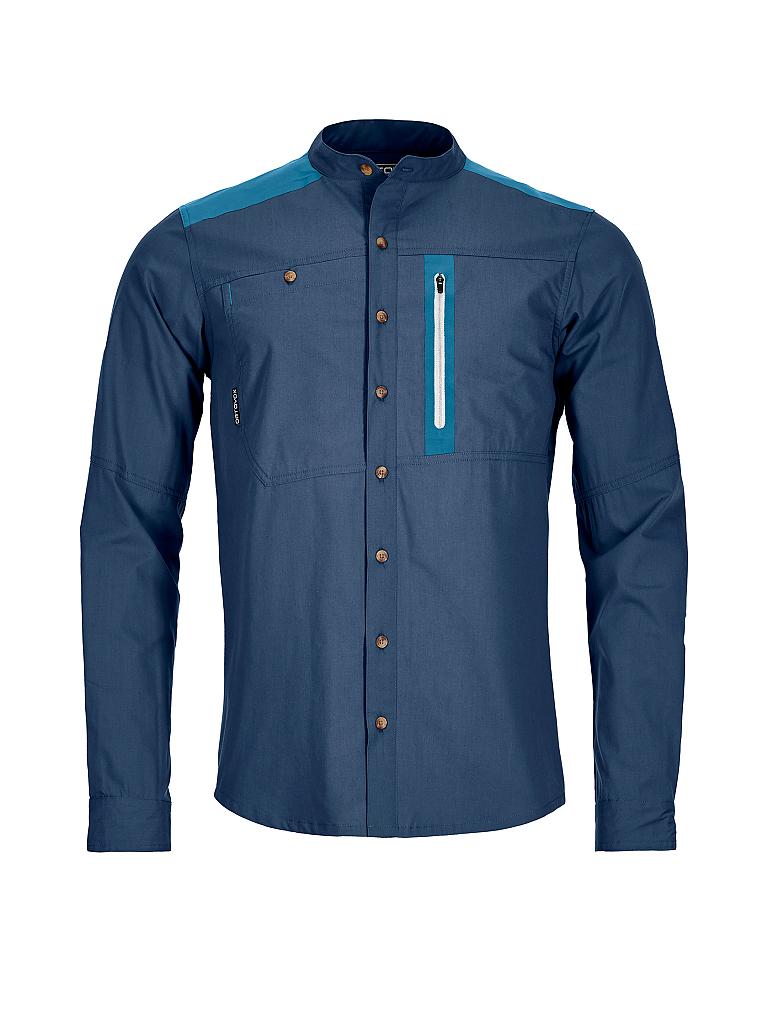 ORTOVOX | Herren Outdoorhemd Merino Ashby | blau