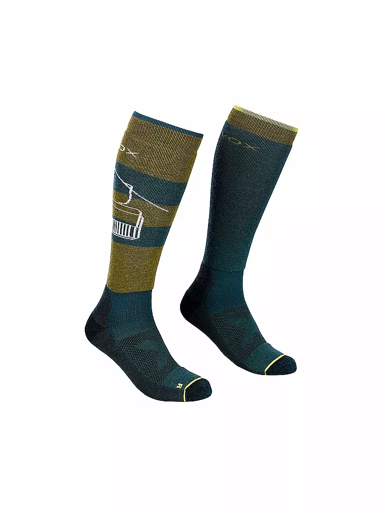 ORTOVOX | Herren Skitourensocken Freeride Long Socks | grün