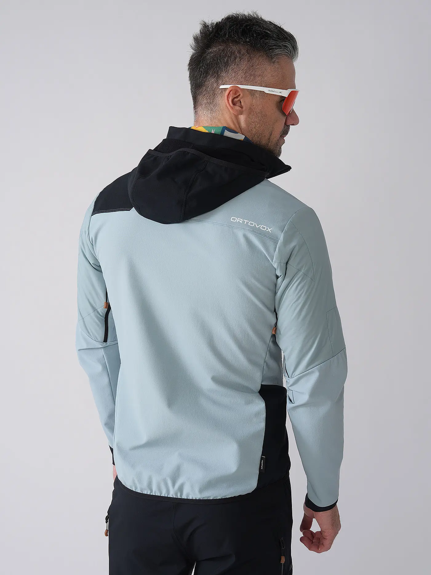 ORTOVOX | Herren Touren Hybridjacke Col Becchei Hoodie | hellblau