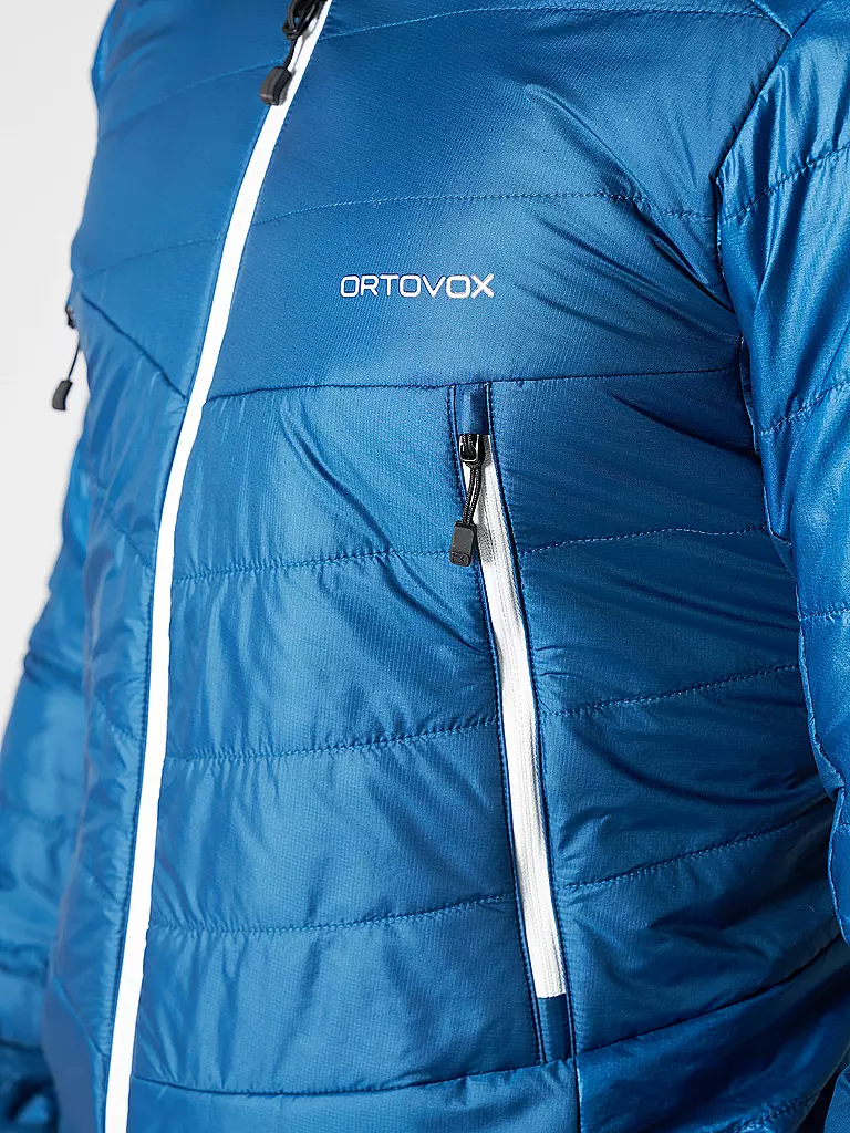 ORTOVOX | Herren Touren Isojacke Westalpen Swisswool Hoodie | petrol