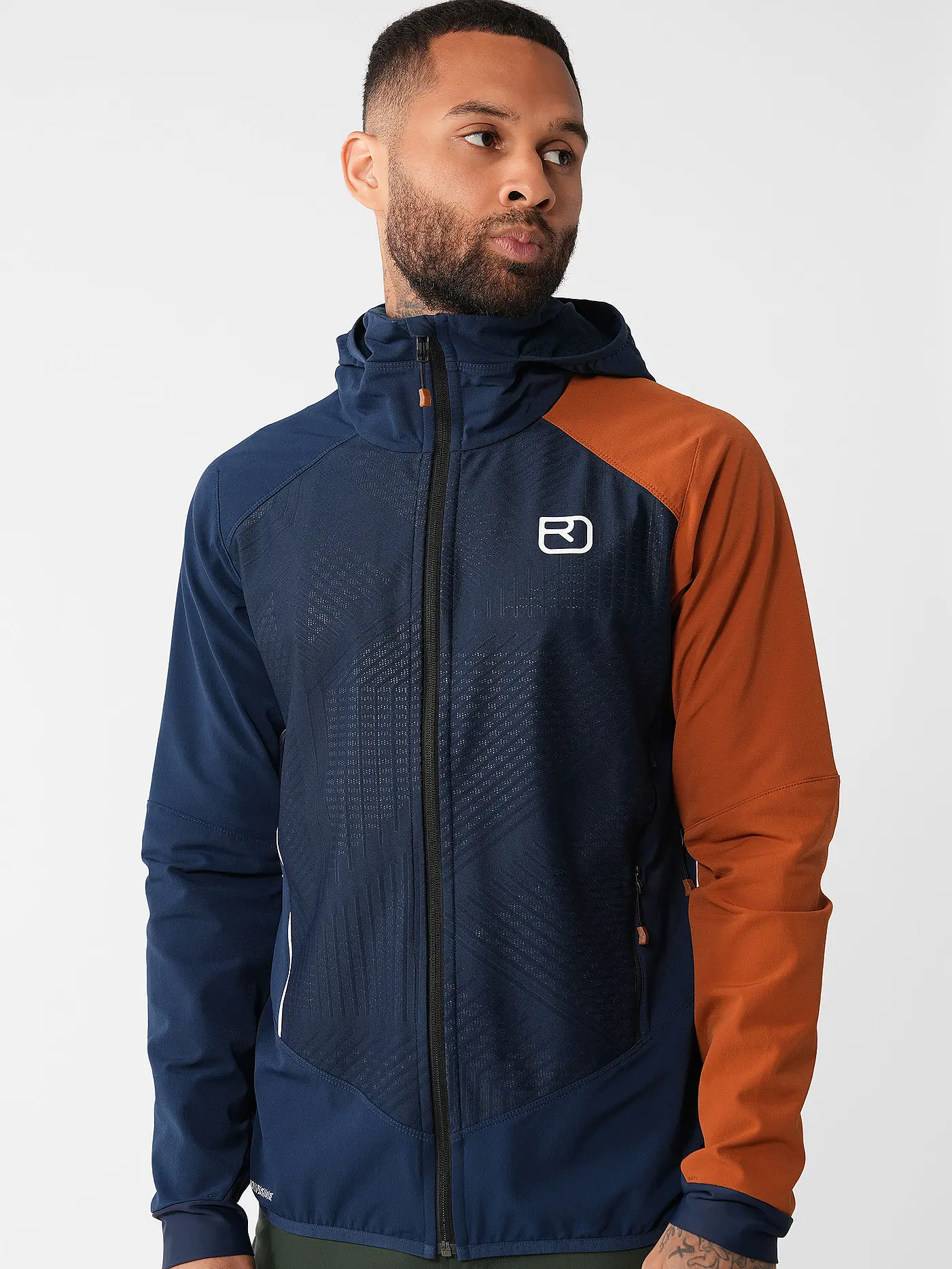 ORTOVOX | Herren Touren Softshelljacke Col Becchei Hoodie | dunkelblau