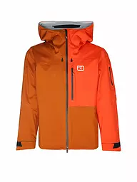 ORTOVOX | Herren Tourenjacke Ortler 3L Hoodie | braun