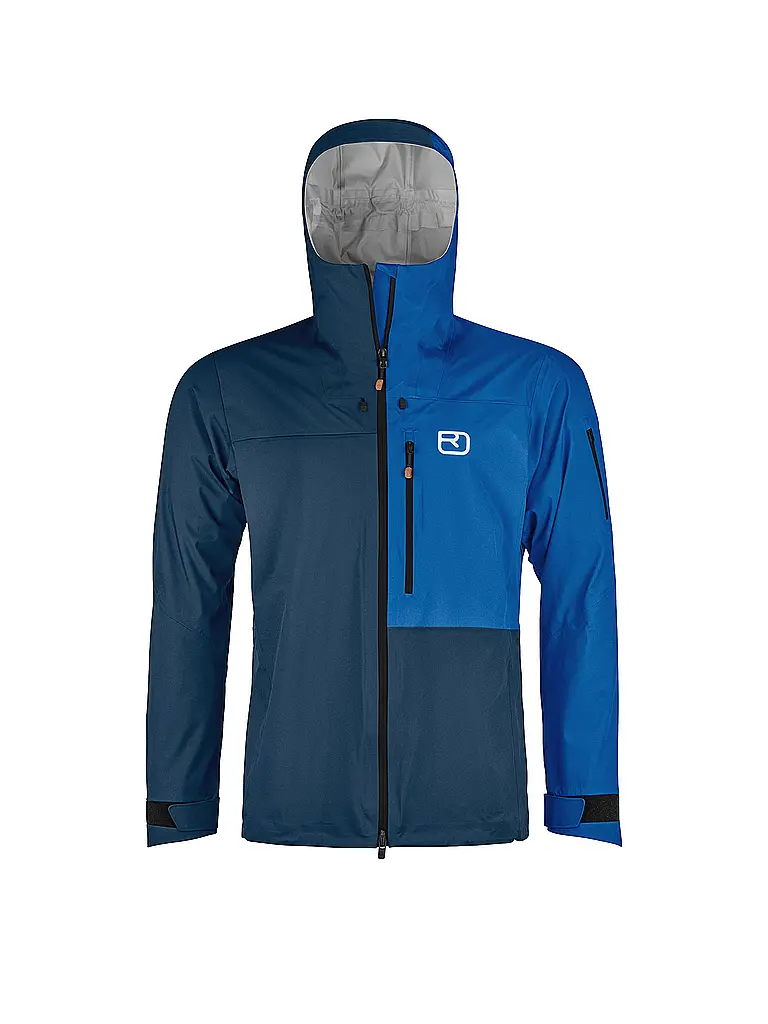 ORTOVOX | Herren Tourenjacke Ortler 3L Hoodie | Dunkelblau