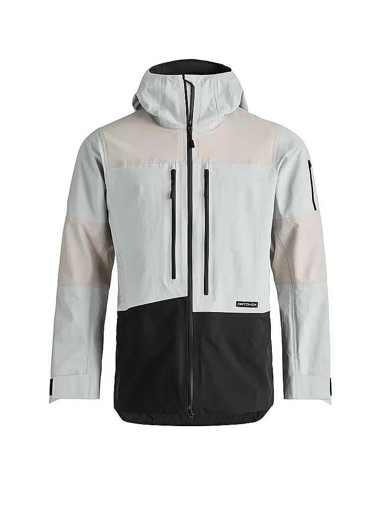 ORTOVOX | Herren Tourenjacke Ravince Free 3L Hoodie | Beige