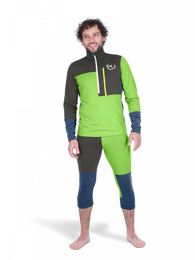 ORTOVOX | Herren Tourenshirt Fleece Light Zip Neck | 