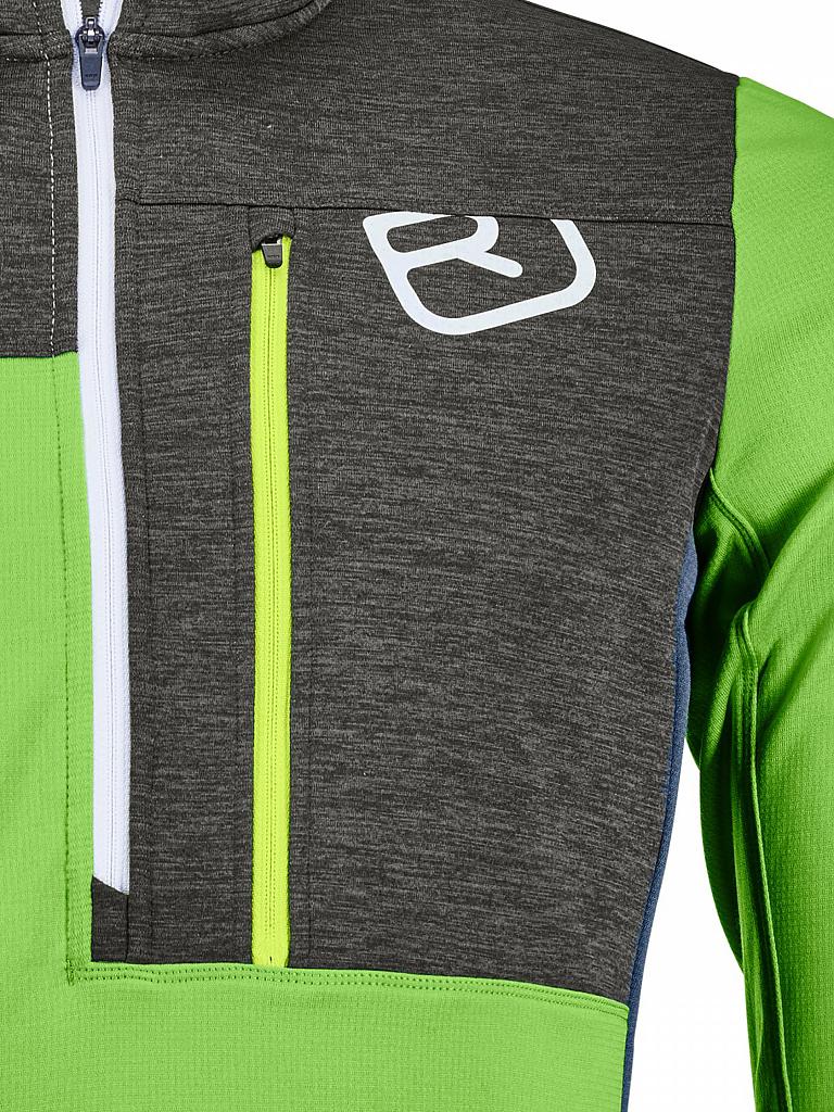 ORTOVOX | Herren Tourenshirt Fleece Light Zip Neck | 