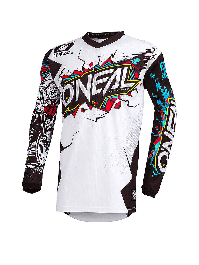 O’NEAL Jungen Radshirt Element Youth Jersey Villain weiß | L