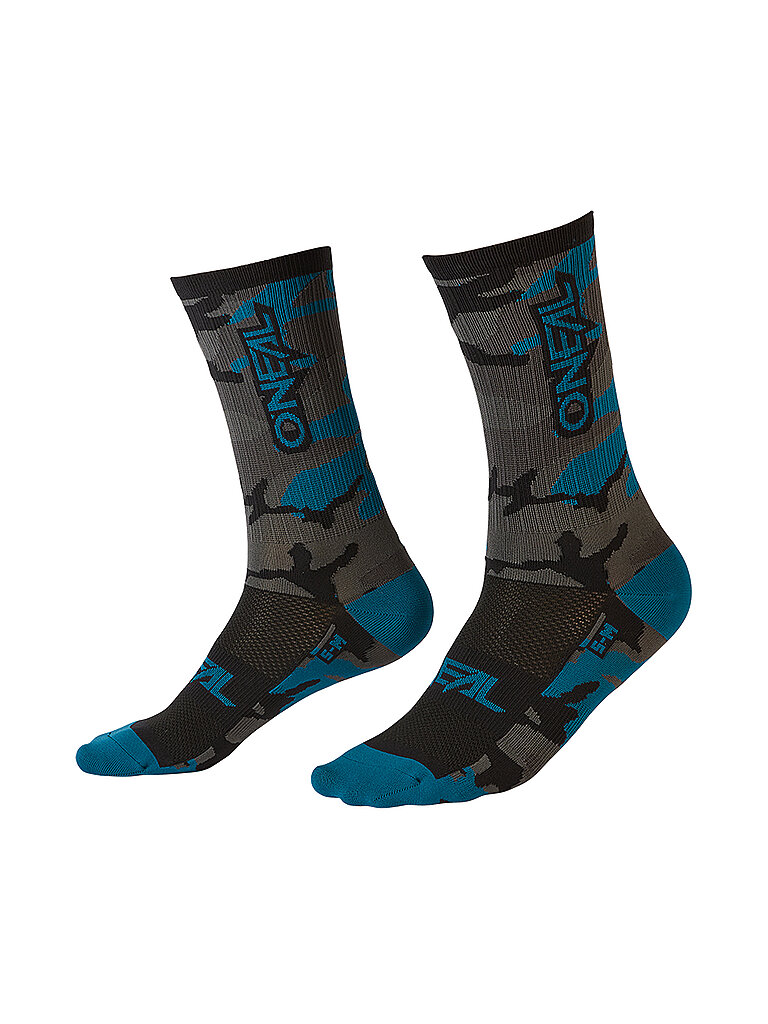 O’NEAL Herren Radsocken MTB Performance Camo V.22 grau | 43-46