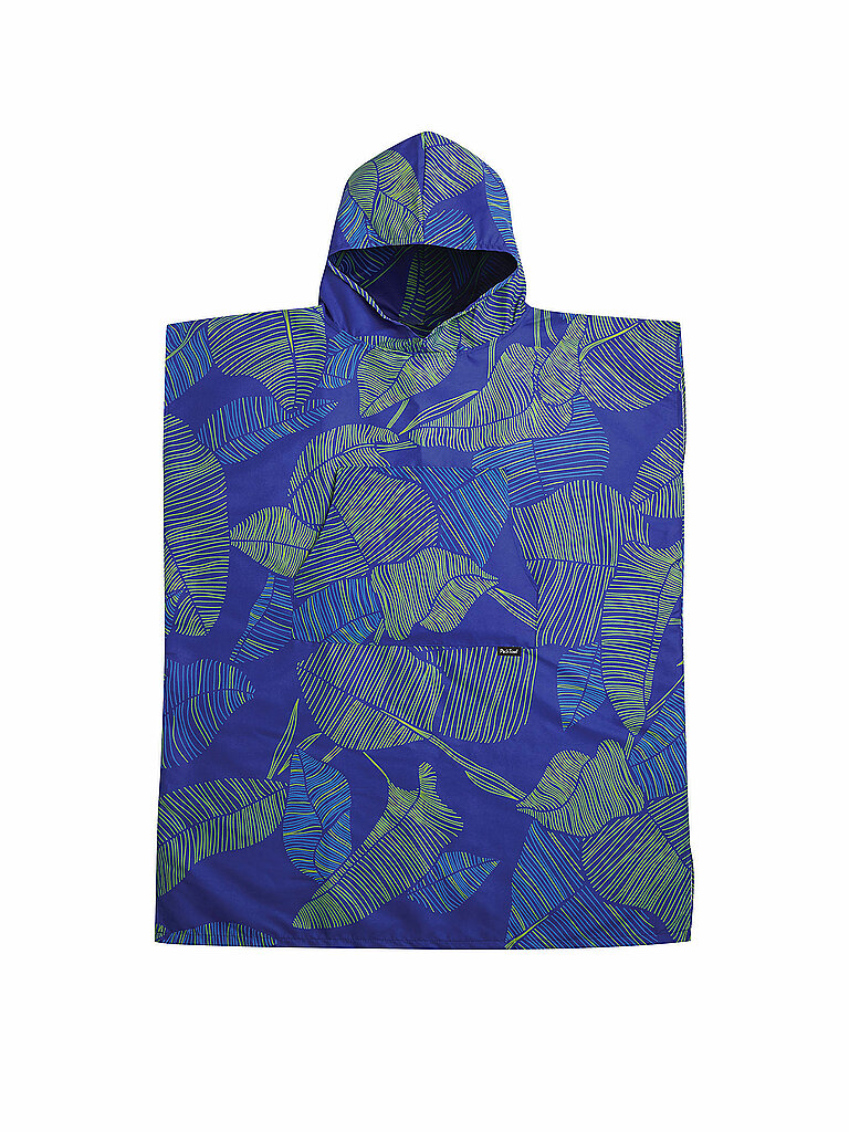 PACK TOWL Umzieh-Poncho blau