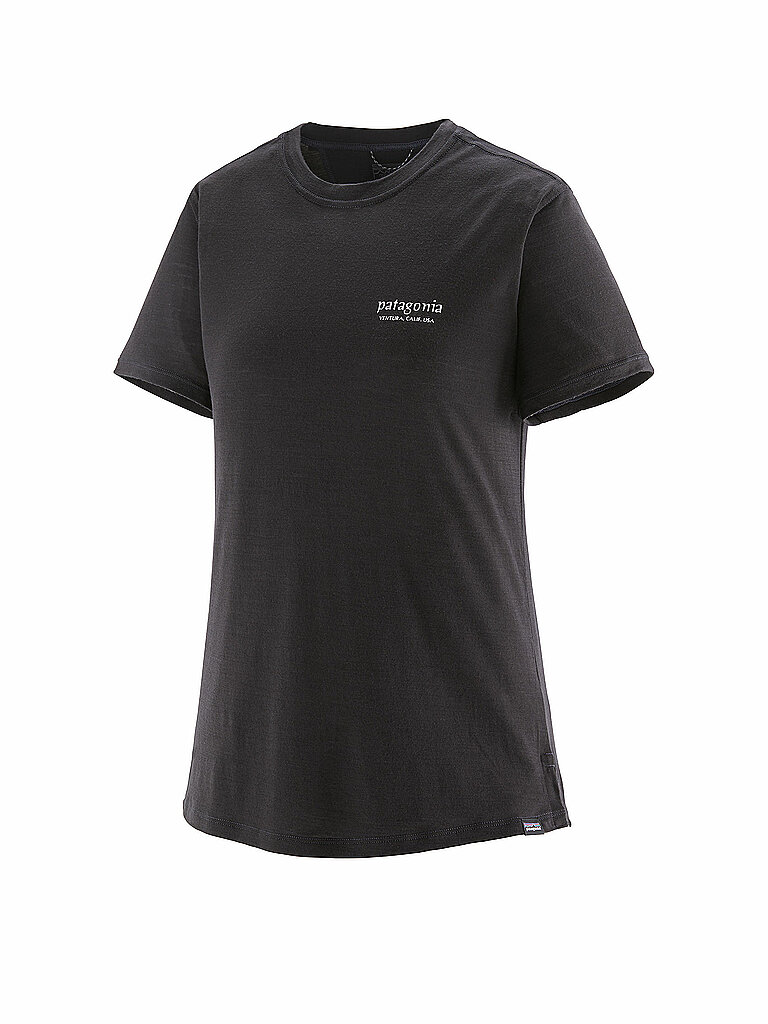 Patagonia Sportshirt Raglan Merino Blend Schwarz