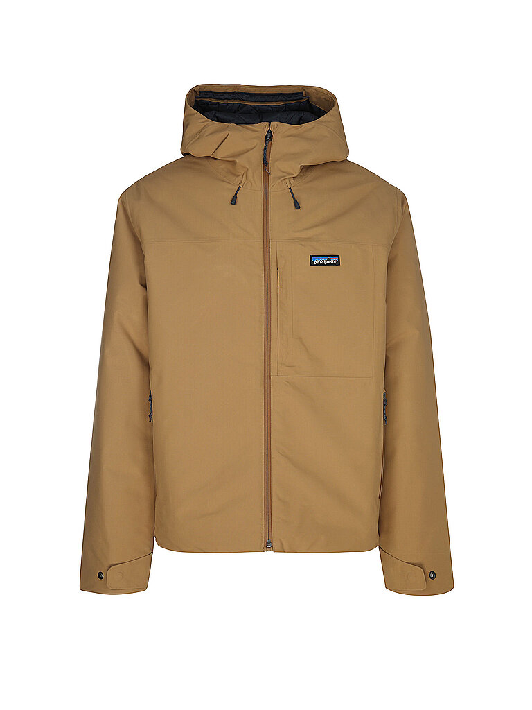 Patagonia Winterjacke Windshadow 2L Recycling-Polyester Hellbraun
