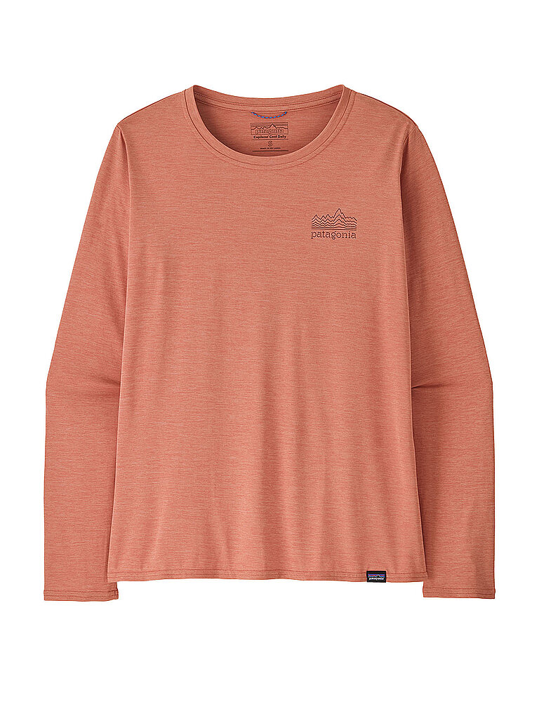 PATAGONIA Damen Funktionsshirt Long-Sleeved Capilene® Cool Daily Graphic koralle | XL