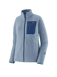 PATAGONIA | Damen Fleecejacke R1® Air Full-Zip Hoodie | hellblau