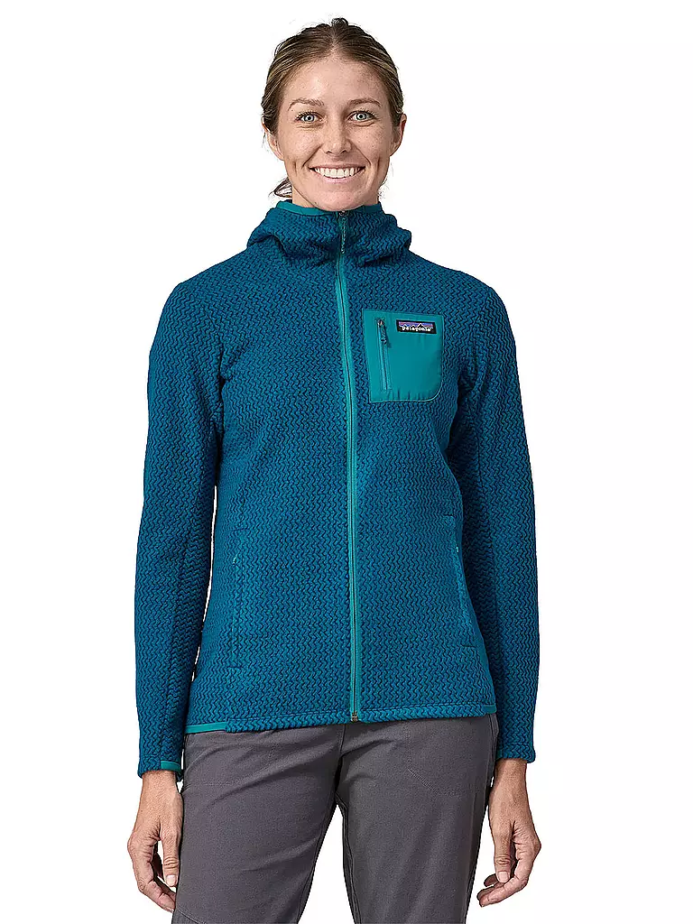 PATAGONIA | Damen Fleecejacke R1® Air Full-Zip Hoody | dunkelblau