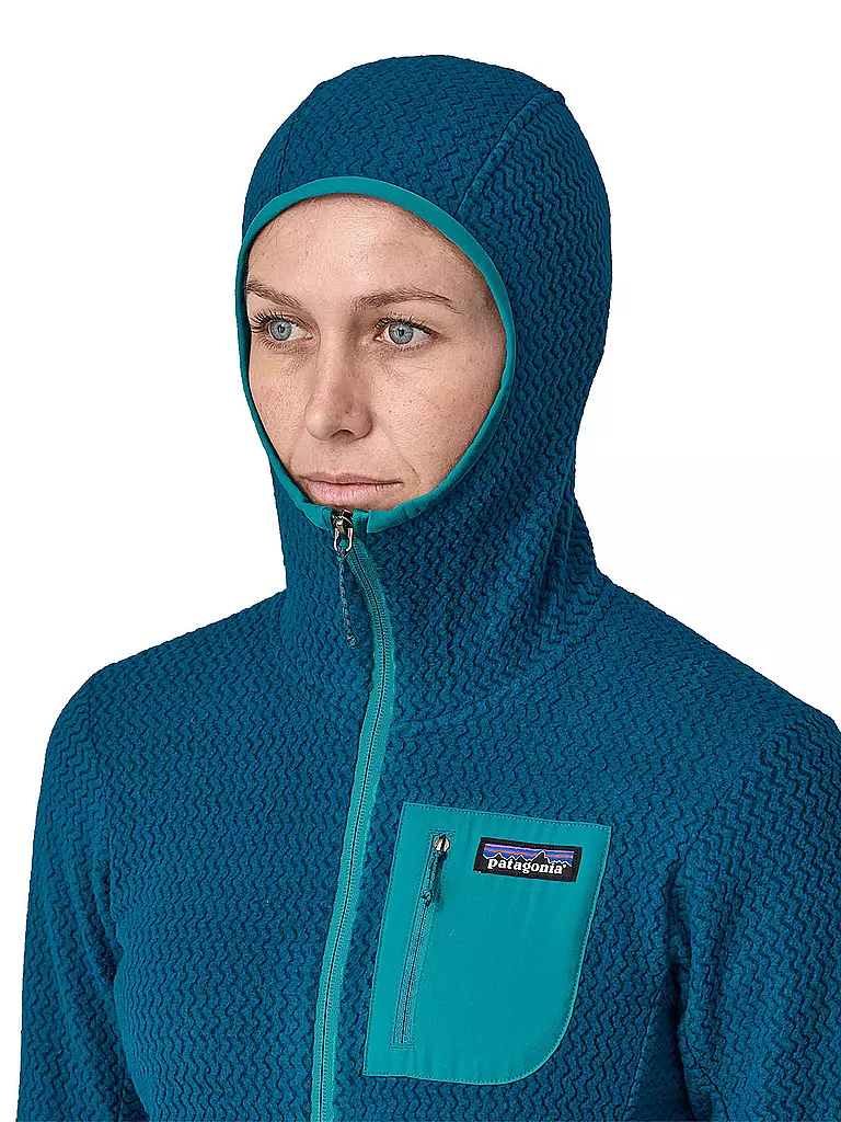 PATAGONIA | Damen Fleecejacke R1® Air Full-Zip Hoody | dunkelblau