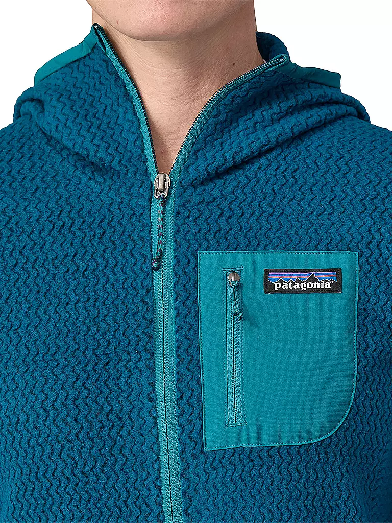 PATAGONIA | Damen Fleecejacke R1® Air Full-Zip Hoody | dunkelblau