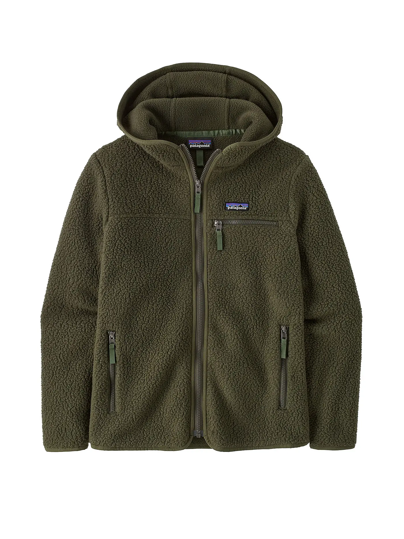 PATAGONIA | Damen Fleecejacke Retro Pile Hoodie | dunkelgrün