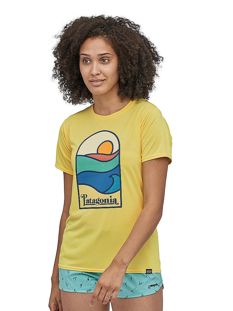 PATAGONIA | Damen Funktionsshirt Capilene Cool Daily Graphic | gelb