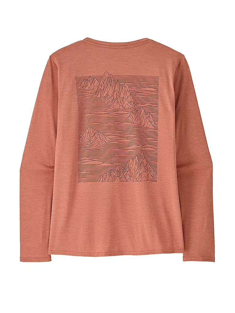 PATAGONIA | Damen Funktionsshirt Long-Sleeved Capilene® Cool Daily Graphic | beige