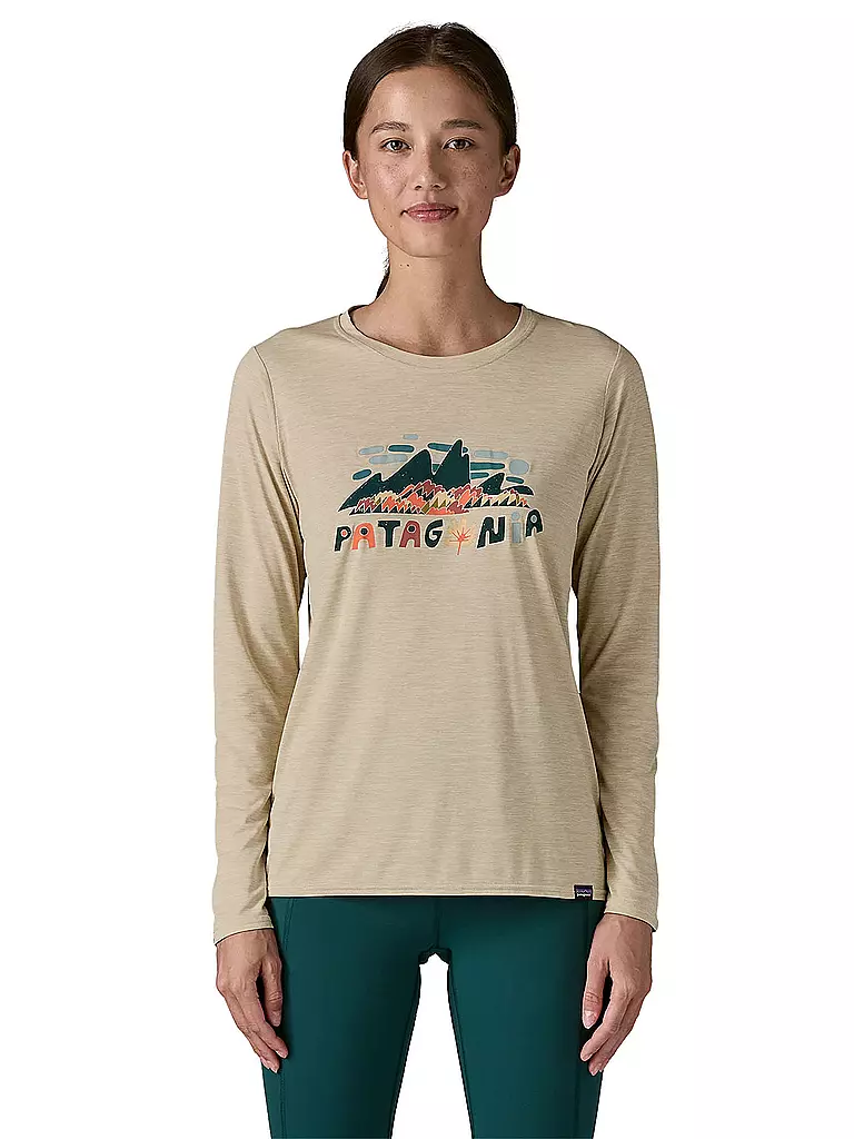 PATAGONIA | Damen Funktionsshirt Long-Sleeved Capilene® Cool Daily Graphic | koralle