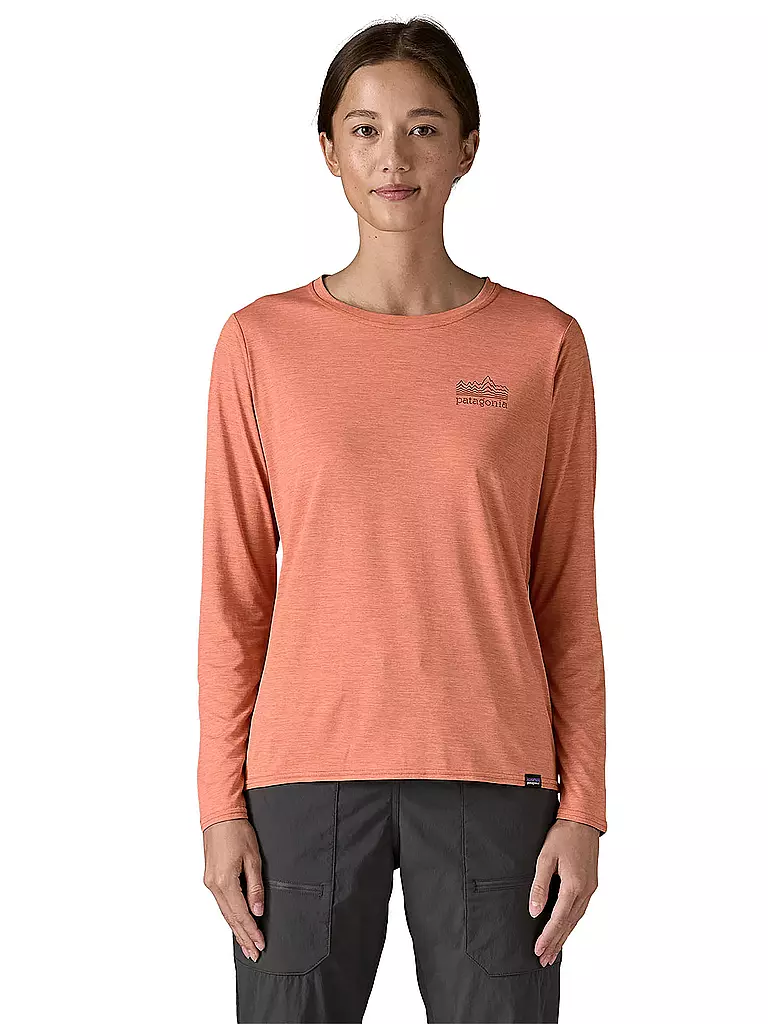 PATAGONIA | Damen Funktionsshirt Long-Sleeved Capilene® Cool Daily Graphic | beige
