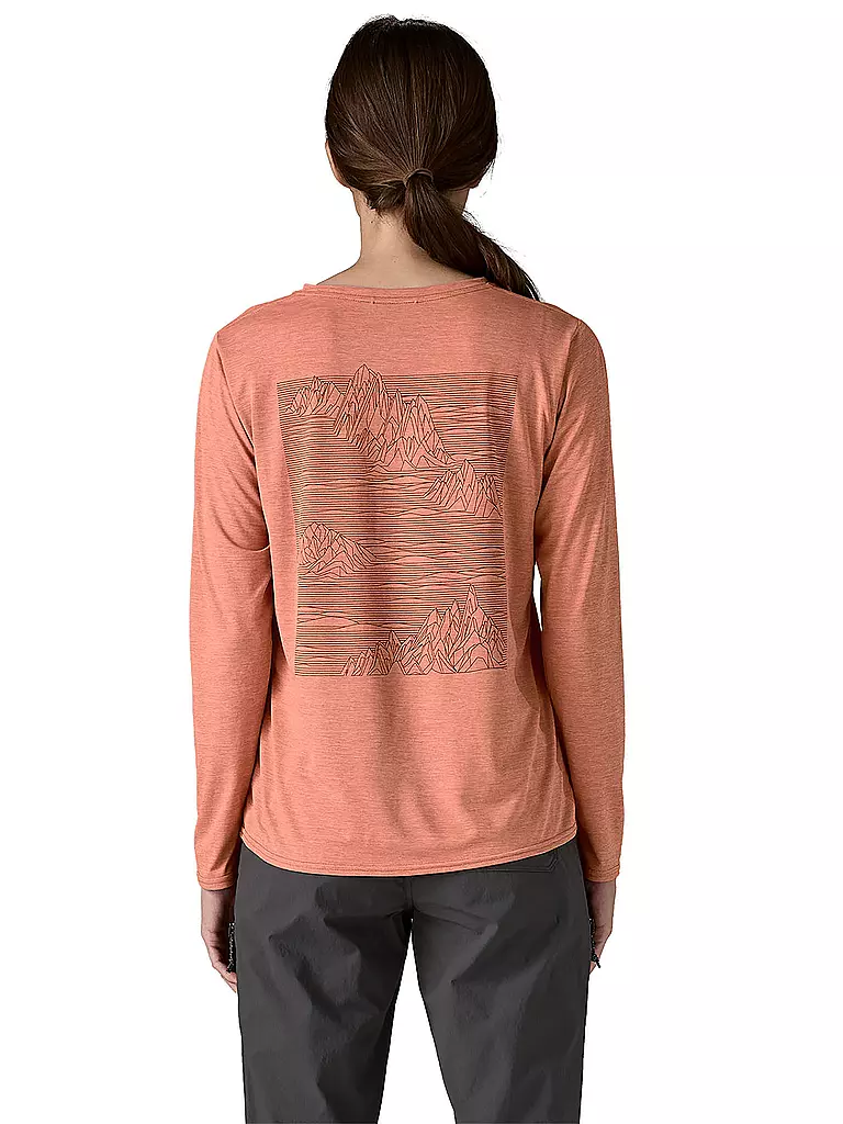 PATAGONIA | Damen Funktionsshirt Long-Sleeved Capilene® Cool Daily Graphic | beige