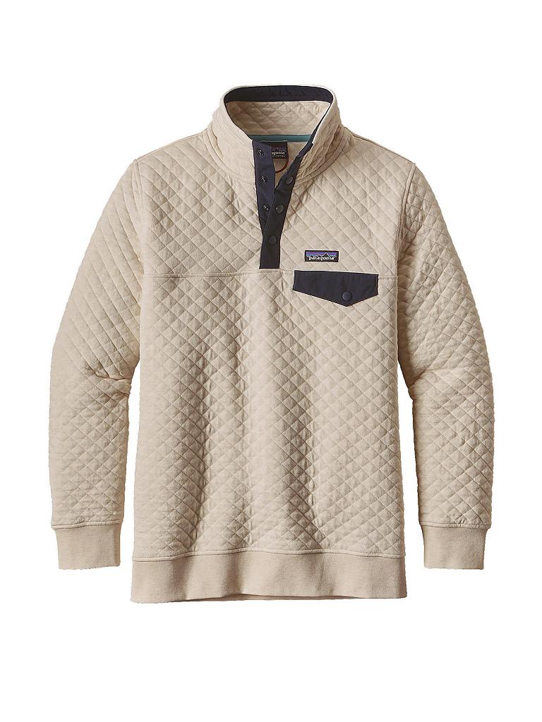 PATAGONIA | Damen Pullover Cotton Quilt Snap-T® | beige