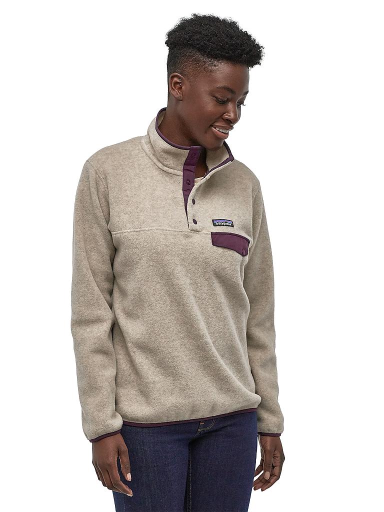 PATAGONIA | Damen Pullover Lightweight Synchilla® Snap-T® | creme