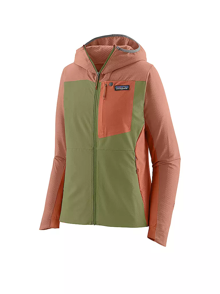 PATAGONIA | Damen Softshelljacke R1® CrossStrata | camel