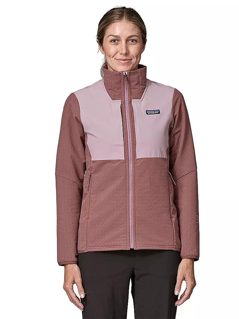 PATAGONIA | Damen Softshelljacke R2 Cross Strata Hoodie | beere