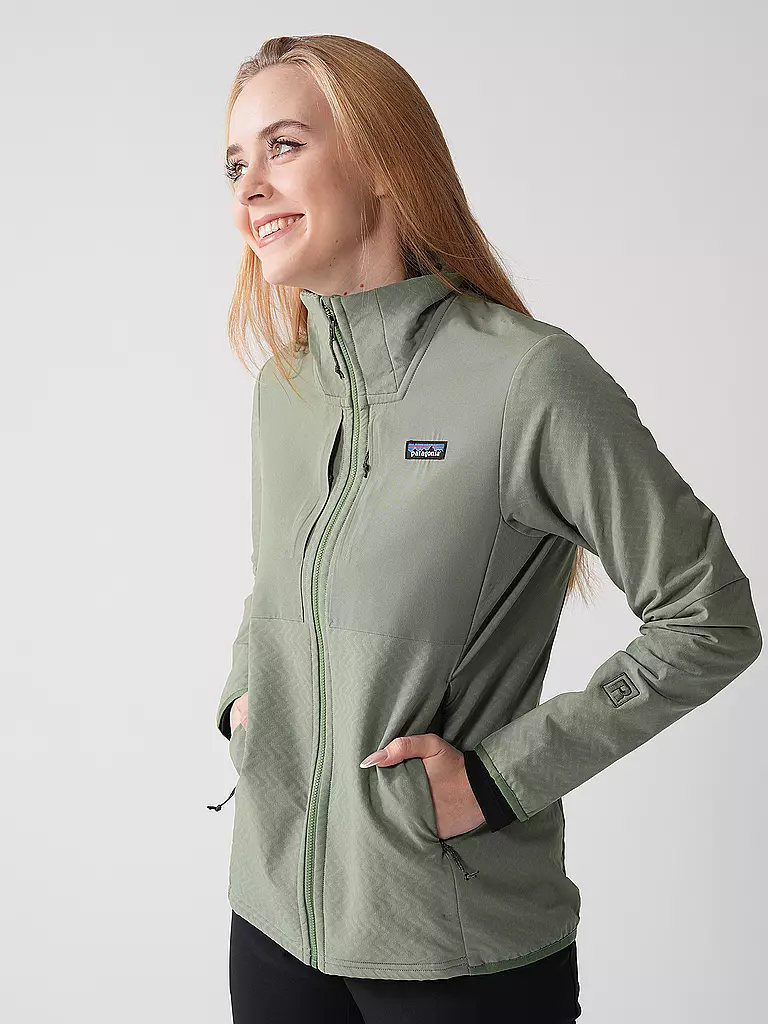 PATAGONIA | Damen Softshelljacke R2 Cross Strata Hoodie | beere