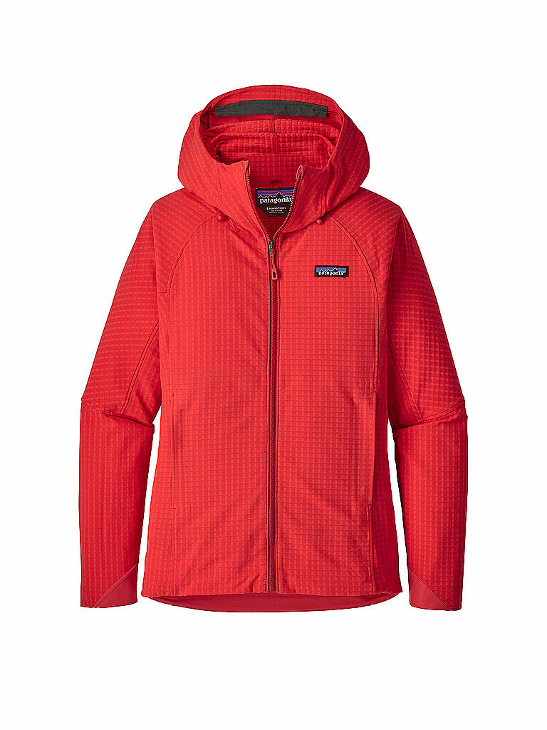 PATAGONIA | Damen Softshelljacke W's R1® TechFace Hoody | rot