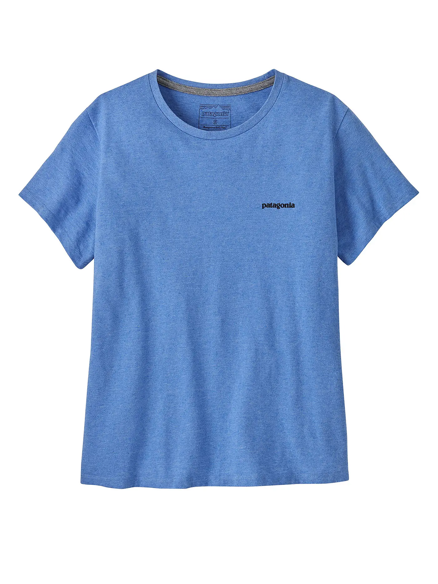 PATAGONIA | Damen T-Shirt P-6 Logo Responsibili-Tee | blau