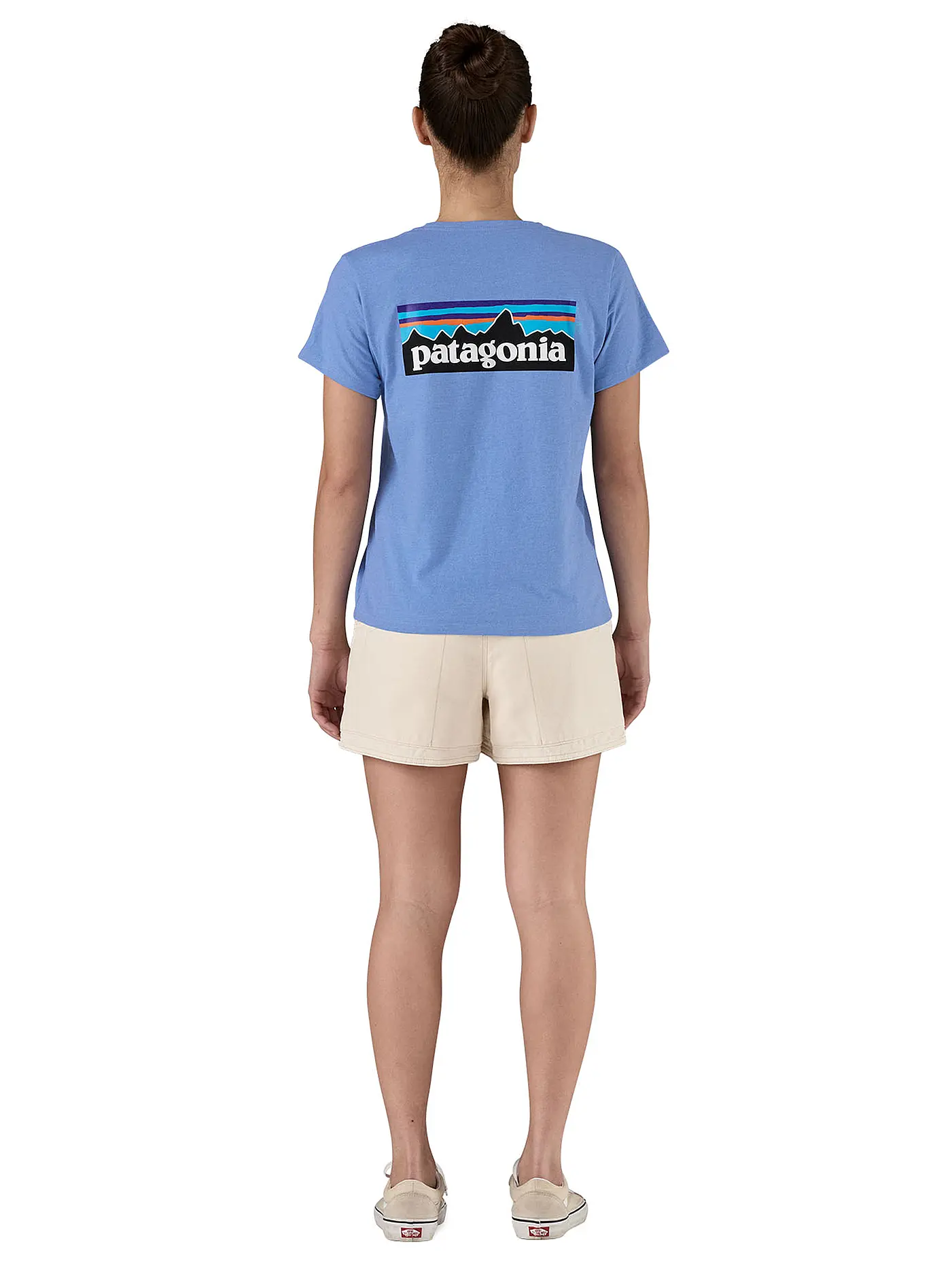 PATAGONIA | Damen T-Shirt P-6 Logo Responsibili-Tee | blau