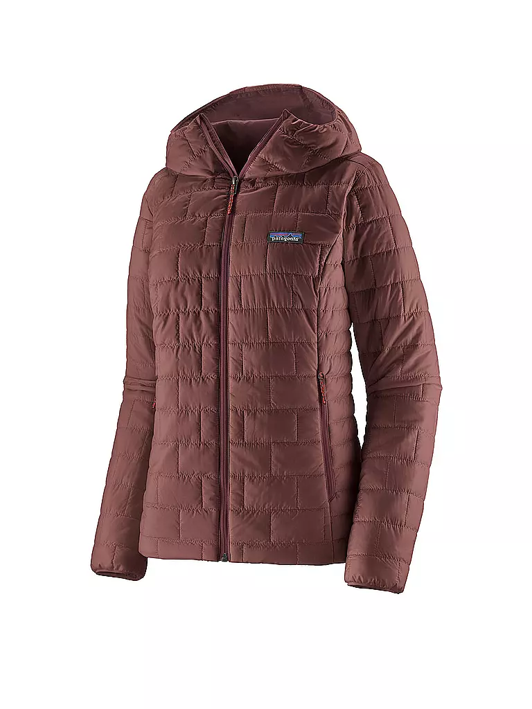 PATAGONIA | Damen Touren Isojacke Nano Puff Hoodie | dunkelrot