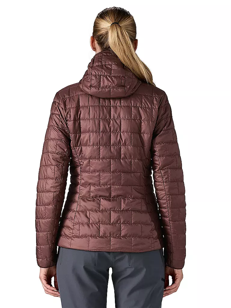 PATAGONIA | Damen Touren Isojacke Nano Puff Hoodie | dunkelrot