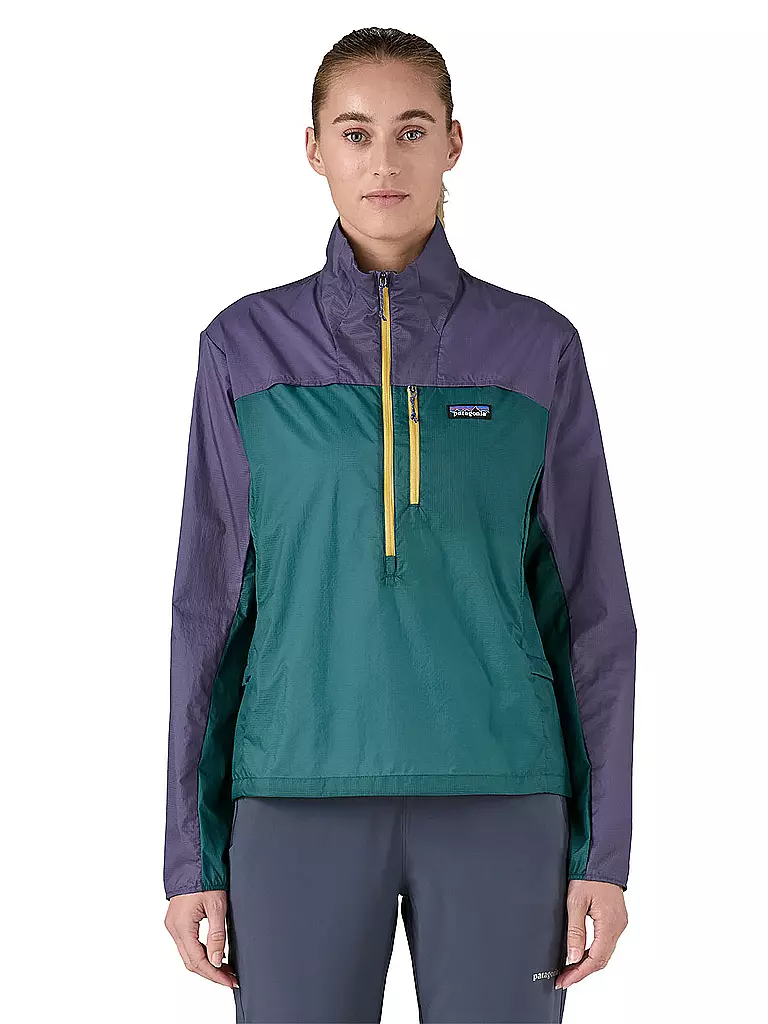 PATAGONIA | Damen Windjacke Houdini® Stash 1/2 Zip | petrol