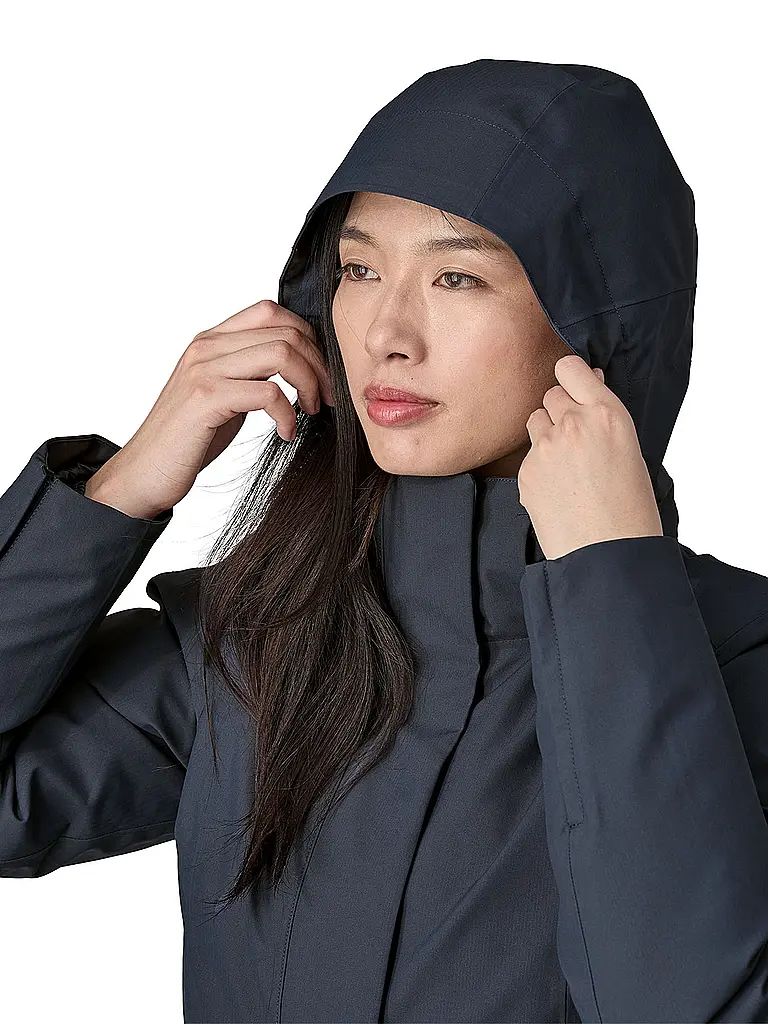 PATAGONIA | Damen Winterparka Tres 3-in-1 Down Hoodie | dunkelblau