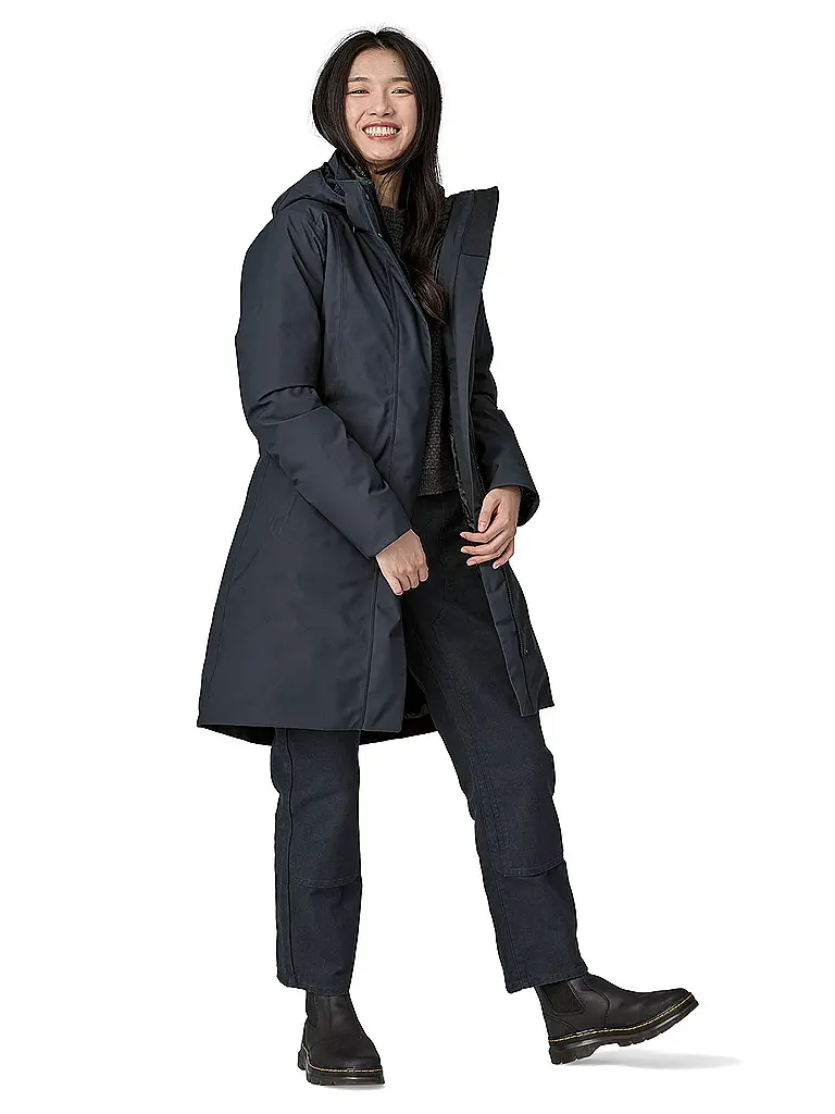 PATAGONIA | Damen Winterparka Tres 3-in-1 Down Hoodie | dunkelblau