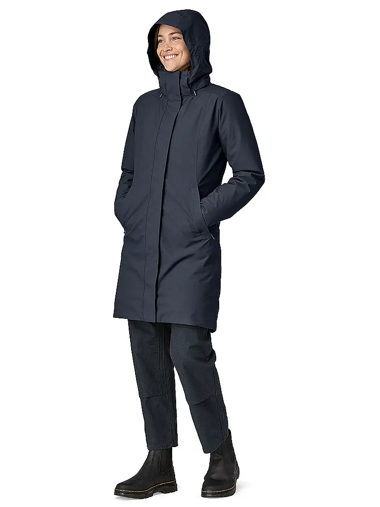 PATAGONIA | Damen Winterparka Tres 3-in-1 Down Hoodie | dunkelblau