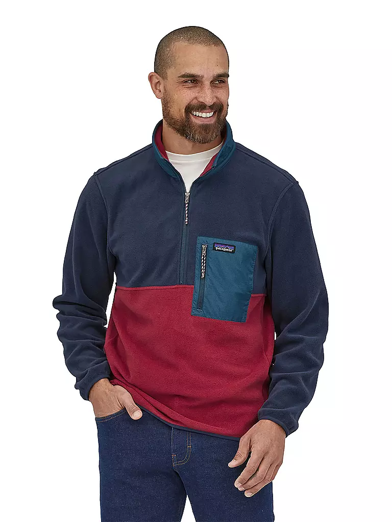 PATAGONIA | Herren Fleece Pullover Microdini 1/2-Zip | dunkelblau