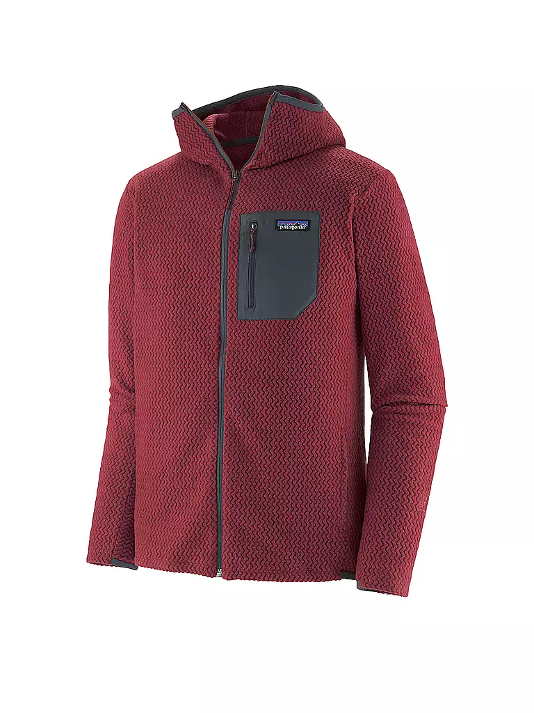 PATAGONIA | Herren Fleecejacke R1® Air Full-Zip Hoodie | rot