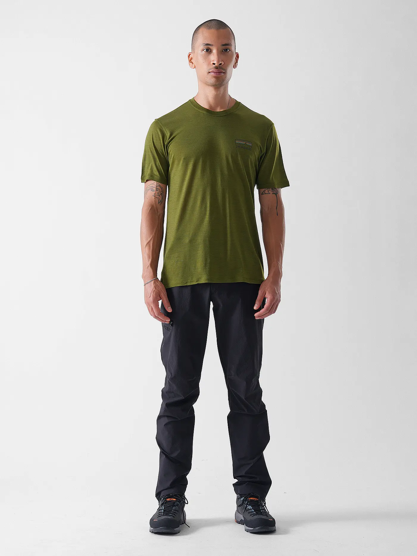 PATAGONIA | Herren Funktionsshirt Capilene® Cool Merino  | olive
