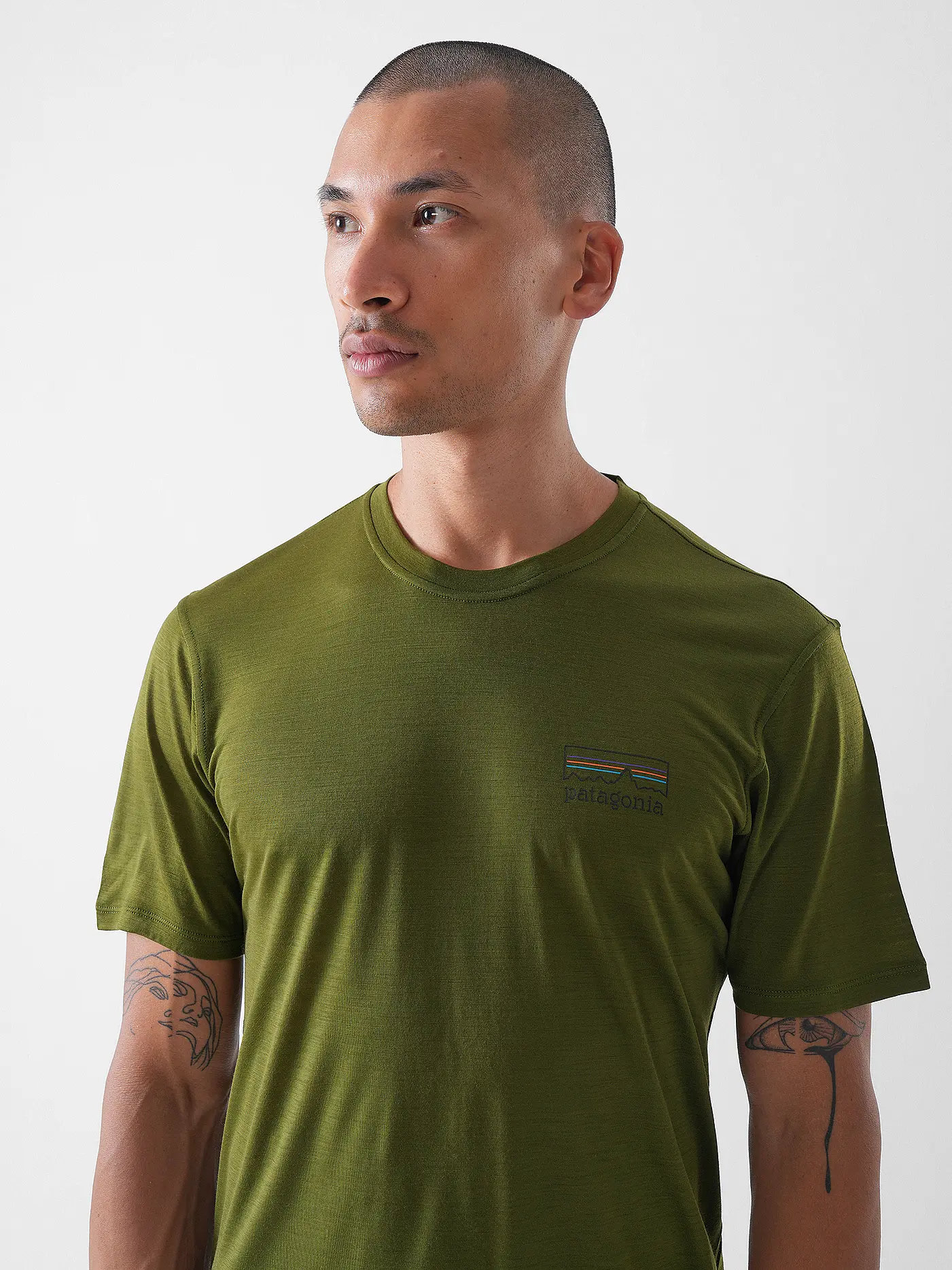 PATAGONIA | Herren Funktionsshirt Capilene® Cool Merino  | olive