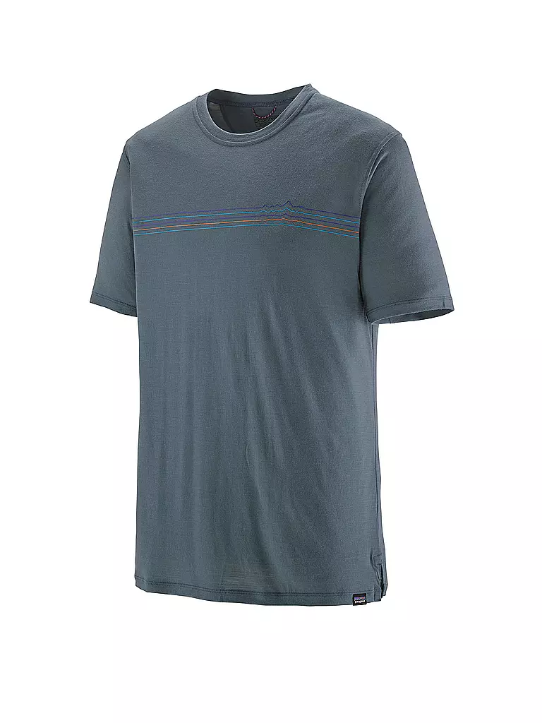 PATAGONIA | Herren Funktionsshirt Capilene® Cool Merino Graphic | blau