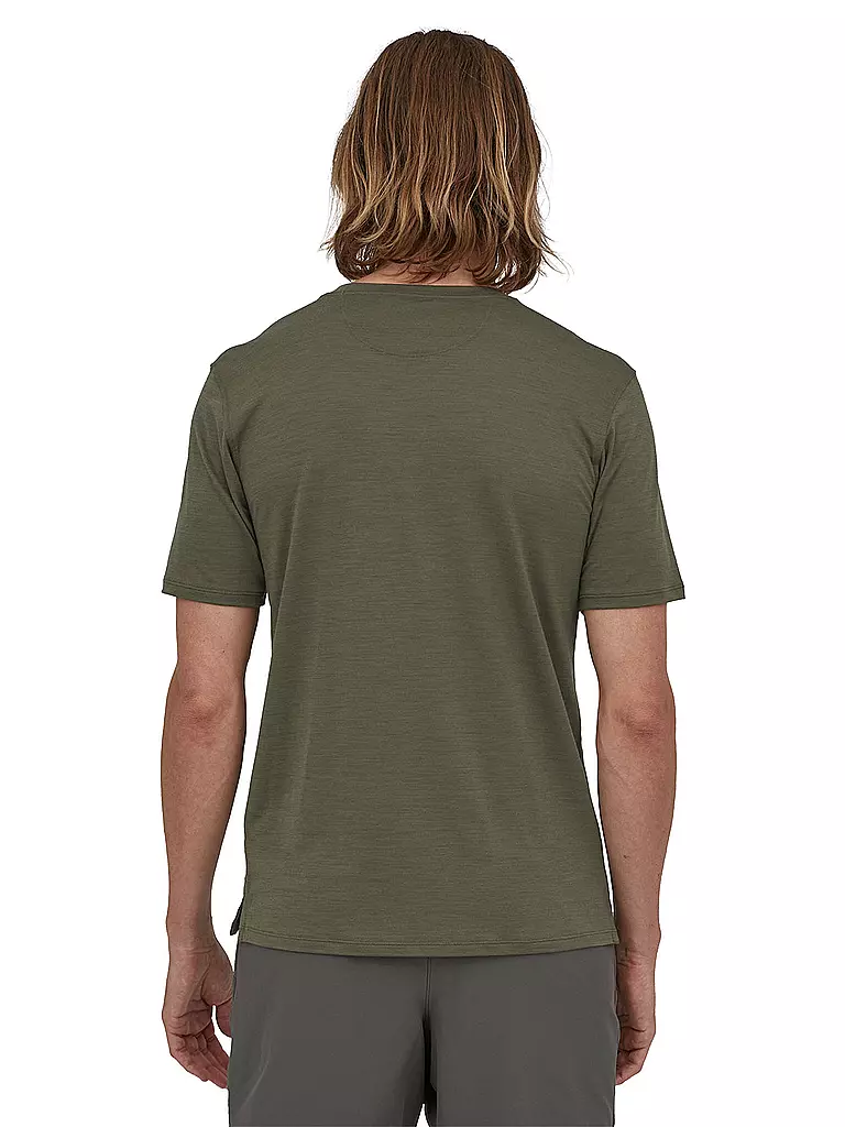 PATAGONIA | Herren Funktionsshirt Capilene® Cool Merino Graphic | olive